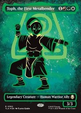 Toph, the First Metalbender (Borderless) (Neon Ink Foil) Avatar: Playtest Card picture