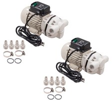 2PK Electric 115V DEF Transfer Pump 1/2HP 3400RPM 10.5 GPM Polypropylene Body picture