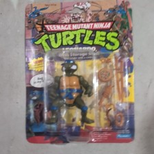 1991 Vintage TMNT Storage Shell Leo Leonardo Turtles w/Swords picture