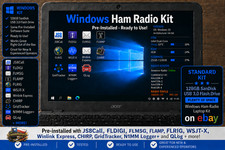 Windows Ham Radio Laptop Kit 128GB Digital Modes JS8Call FLDIGI WSJT-X Winlink picture