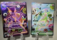 Pokemon 30th Celebration Mew 158/128 and Mewtwo 157/128 Futuristic Rare NM 🔥🔥 picture