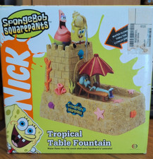 New Rare VTG Nickelodeon SpongeBob SquarePants Tropical Water Table Fountain picture