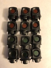 LIONEL 711-54 (Lens) Lanterns for 022 switches for Post War One dozen 12 total  picture