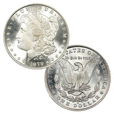 1879 O Morgan Silver Dollar $1 Brilliant Uncirculated BU 90% Silver picture