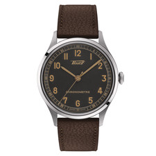 Tissot Heritage 1938 Automatic COSC 39 MM Black Dial Watch T142.464.16.062.00 picture