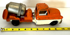 Vintage Hubley Kiddie Toy Metal Cement Mixer Truck # 477 w Stainless Steel Mixer picture