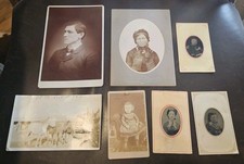 Lot Of 6 Antique Photos 1880s To Early 1900s. Mix Of Types  picture
