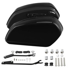 Vivid Black Hard Saddlebag Docking Kit Fit For Harley Sport Glide FLSB 2018-2024 picture