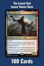 Insect Tokens Custom Commander Deck The Locust God Magic MTG EDH Izzet 100 Card picture