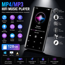 MP4/MP3 Player Support 128GB Bluetooth Lossless Music FM Radio Recorder Sport US picture