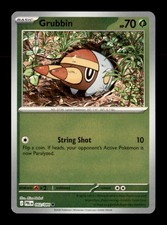 Grubbin 002/084 Common Pitch Black Pokemon Reverse Holo Near Mint picture