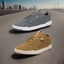 NEW Puma Softfoam+ Optimal Comfort Men's Skate Sneaker Brown, Gray 8.5,9,9.5,12 picture
