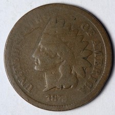 1872 Indian Head Cent Penny VG E122 TWJMG picture