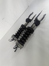 11-18 PORSCHE CAYENNE 958 FRONT LEFT RIGHT AIR SUSPENSION VDC SHOCK STRUT SET/2 picture