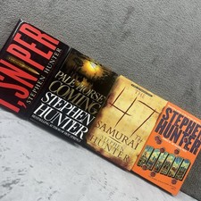 Stephen Hunter Lot of 4 Hardcover Books I Sniper Pale Horse Samurai Havana picture