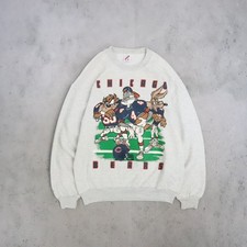 Vintage Chicago Bears Looney Tunes Sweatshirt Crewneck Size XL 90s NFL picture
