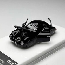 1: 64 Porsche Type 64 1939 Prototype Alloy Die Casting Model Open Door Black New picture