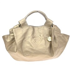 LOEWE Logo Anagram Nappa Aire Chrm Hand Bag Leather Gold GHW Spain 35TA818 picture