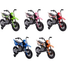 Qaba 12V Kids Motorcycle W/ Twist Grip Throttle, Rear Suspension picture
