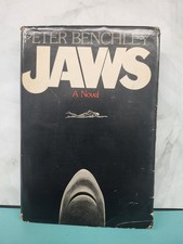 Jaws by Peter Benchley 1974 Doubleday BCE Hardcover Dust Jacket Vintage Novel picture