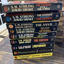 THE GENERAL BOOK Series & More Lot Of 9 THE FORGE S.M. STIRLING DAVID DRAKE picture