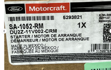 Motorcraft SA-1052-RM Starter DU2Z-11V002-CRM Ford 6.2L Reman OEM picture
