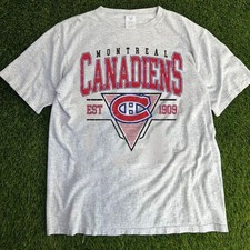 Montreal Canadiens Hockey Vintage EST 1909 ash color shirt VK13192 picture