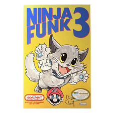 Ninja Funk #3 - Metal Cover - Super Mario 3 Homage - Remarque by Steve Schuitt picture
