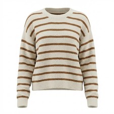 Vince Women's White and Brown Jumper picture