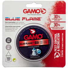 GAMO 100 Count BLUE FLAME Polymer Tip Lead-Free 4.5mm .177 Caliber Air Pellets picture
