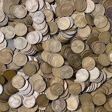 1909-1919 Lincoln Wheat Cent Penny Lot of 50 PDS Mint Marks Teens 1910’s Era picture