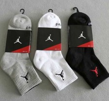 NK AJ 3 Pairs Everyday Max Ankle Socks Men’s Size L 8-12 picture