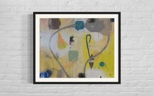 Modern Abstract Expressionist Original Painting Wall Decor  'Why Go Home' picture