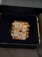 vintage 10k gold with rubys and diamonds “Big Bob” picture