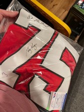 Lot of autographed Atlanta Falcons jerseys - Matt Ryan, Claude Humphrey, etc picture