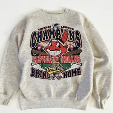 Cleveland Indians 1995 World Series American League Champions Sweatshirt picture