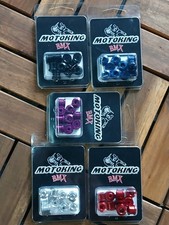 MOTOKING BMX ALLOY CHAINRING BOLTS 20 PACK PURPLE picture