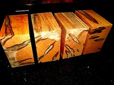 FOUR BEAUTIFUL AMBROSIA MAPLE BOWL BLANKS LUMBER WOOD LATHE CARVE 6