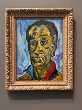 Beauford Delaney Painting - Abstract Figures art - Harlem Renaissance art picture