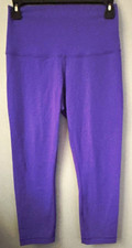 lululemon athletica Womens Purple High Rise Ankle Leggings 8 23