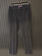 Gloria Vanderbilt Black Wide Leg Jeans picture