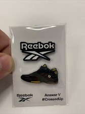 reebok allen iverson enamel pin Set Nos 76ers #crossesup Answer V picture