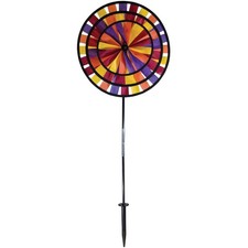 Festive Autumn Kinetic Wind Spinner - Colorful and Weather-Resistant Design picture