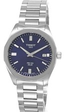 Tissot PRC 100 Solar Quartz 39 MM Blue Dial SS Men's Watch T1514221104100 picture