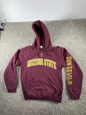 Vintage Arizona State Sun Devils Hoodie Sweatshirt Men's Small Streetwear picture