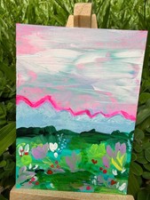 ACEO/ATC Original Landscape Acrylic Painting 