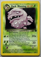 POKÉMON DARK WEEZING 14/82 HOLO RARE TEAM ROCKET UNLIMITED picture