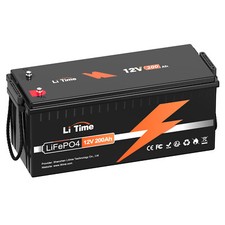 LiTime 12V 200Ah LiFePO4 Deep Cycle Lithium Battery for RV Marine-Refurbished picture