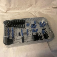UNBRANDED ORTHOPEDIC MINI MIDDLE TRAY MEDICAL EQUIPMENT STERILIZATION CASE picture