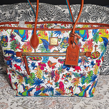 Dooney & Bourke Disney The Jungle Book Large Multicolor Tote Shoulder Bag picture